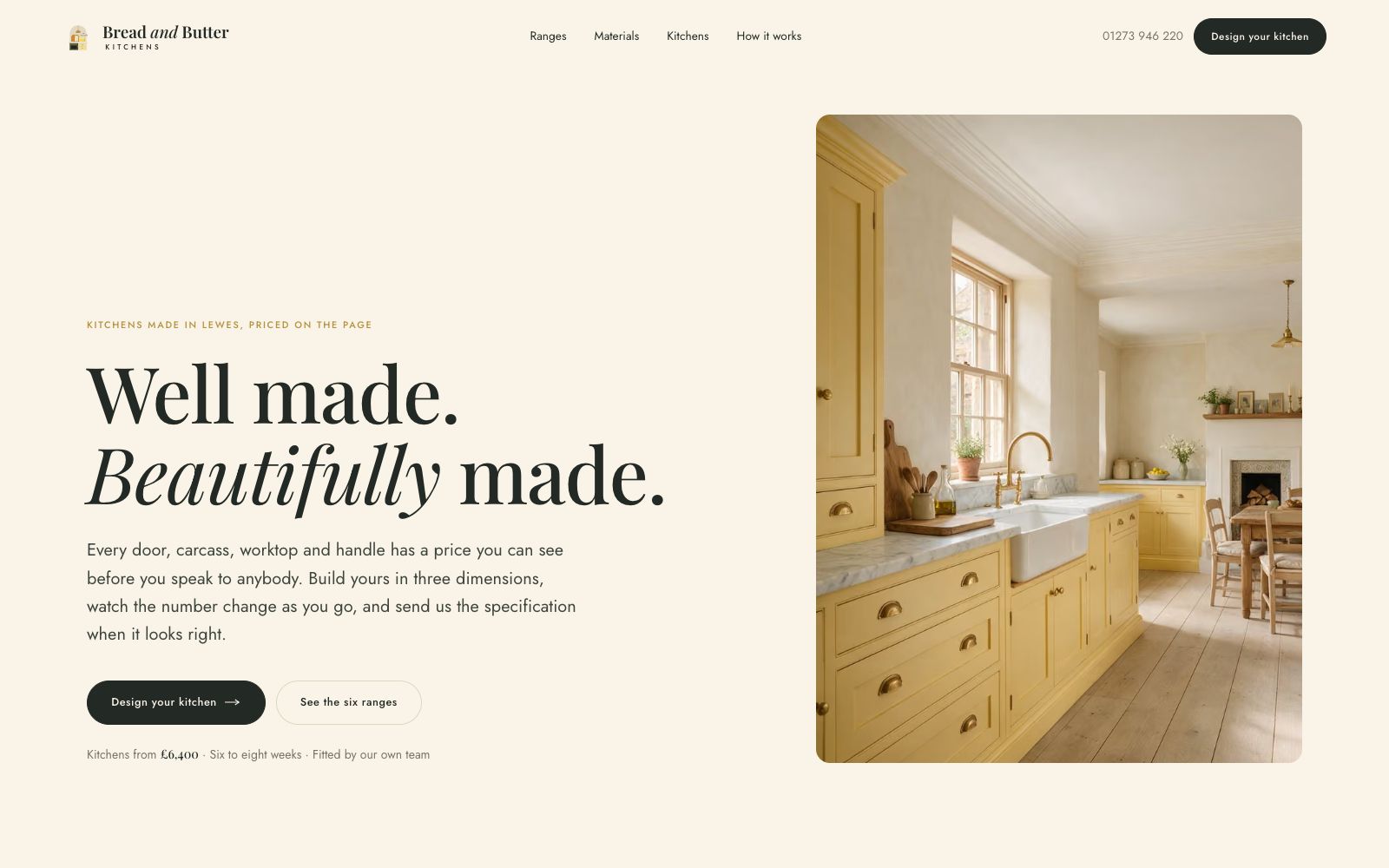 The Bread and Butter home page