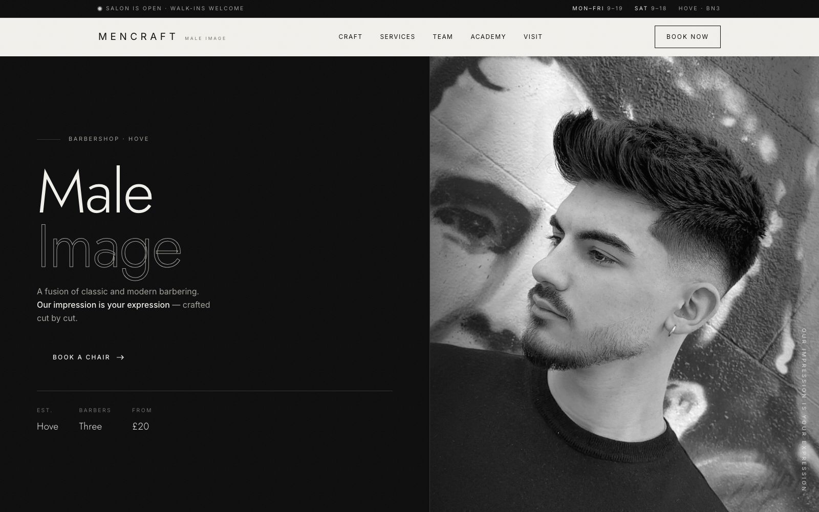 The Mencraft home page