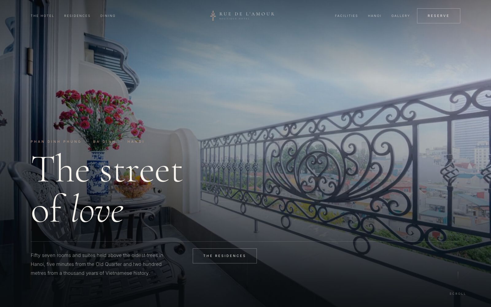 Rue De L'amour Home page